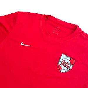 Nike Dri-Fit T-Shirt Top Red Short Sleeve Authentic Size M ReAL Kansas City